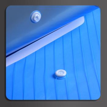 360Home Schnellhefter Mappe Sammler Transparent wasserdicht aus Twill